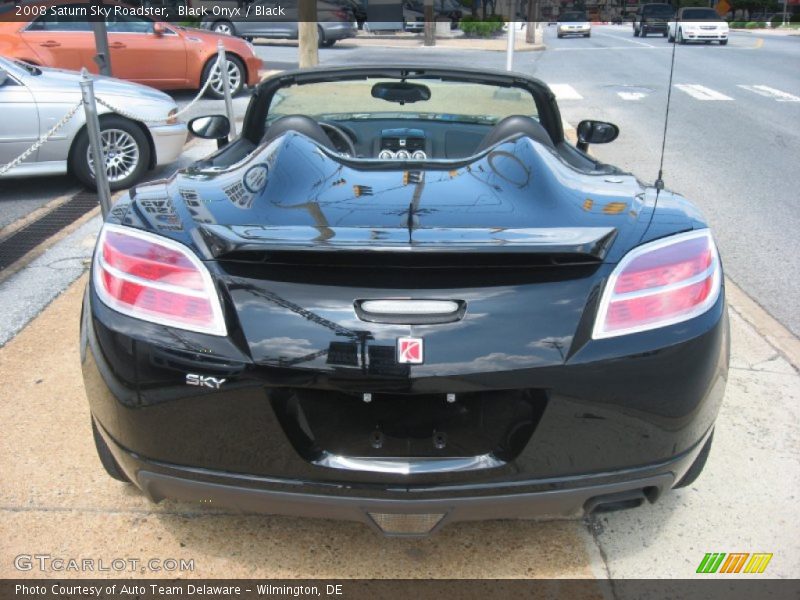 Black Onyx / Black 2008 Saturn Sky Roadster