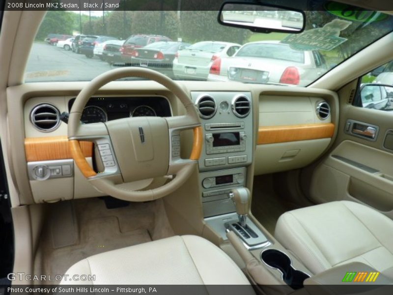 Black / Sand 2008 Lincoln MKZ Sedan