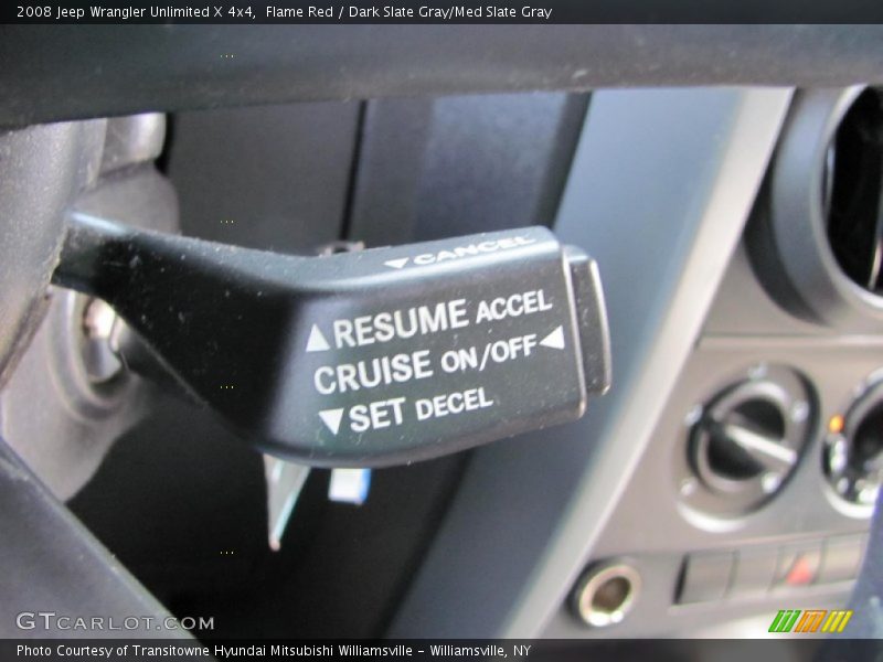 Flame Red / Dark Slate Gray/Med Slate Gray 2008 Jeep Wrangler Unlimited X 4x4