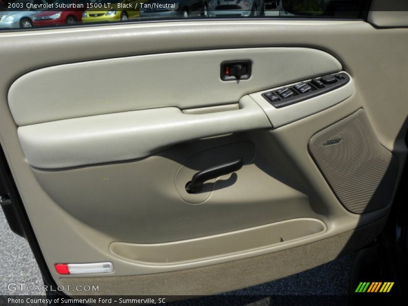 Black / Tan/Neutral 2003 Chevrolet Suburban 1500 LT