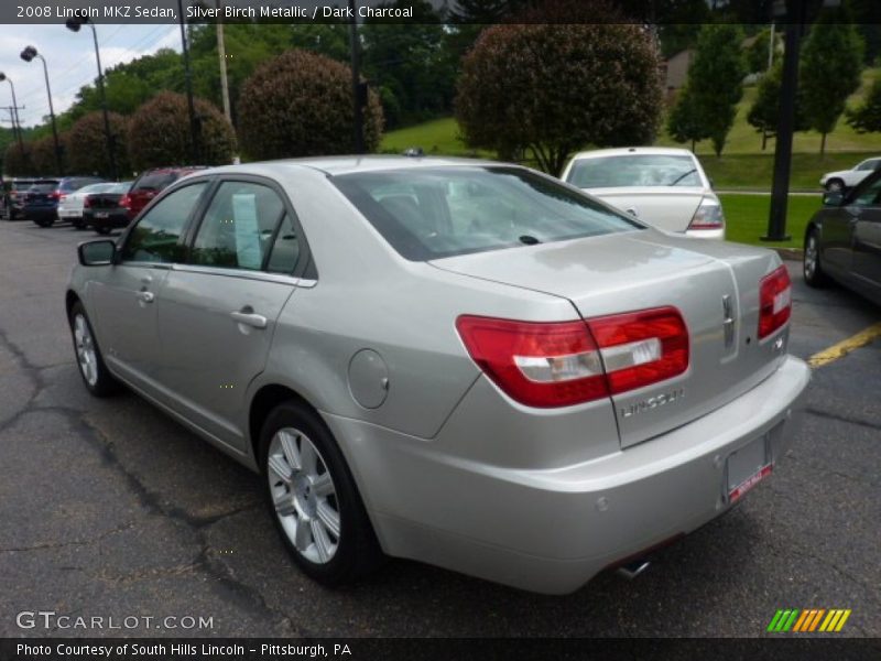 Silver Birch Metallic / Dark Charcoal 2008 Lincoln MKZ Sedan