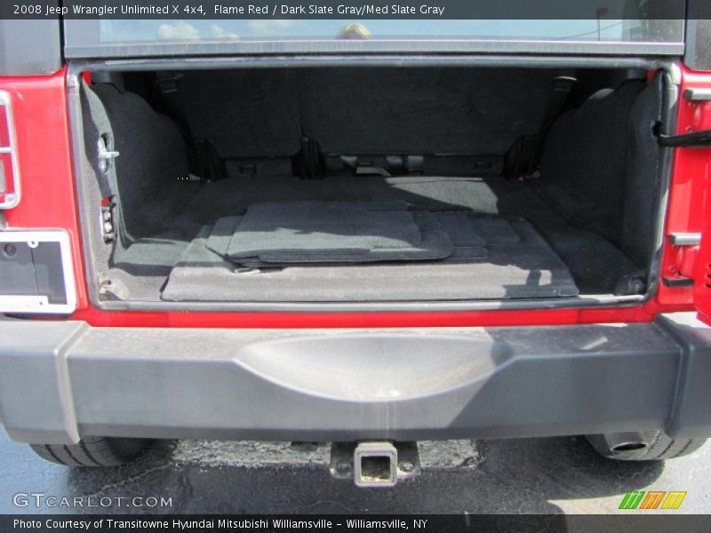 Flame Red / Dark Slate Gray/Med Slate Gray 2008 Jeep Wrangler Unlimited X 4x4