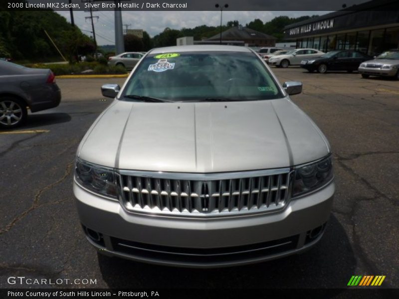 Silver Birch Metallic / Dark Charcoal 2008 Lincoln MKZ Sedan