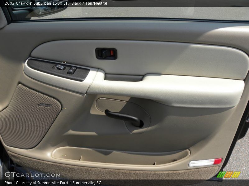 Black / Tan/Neutral 2003 Chevrolet Suburban 1500 LT