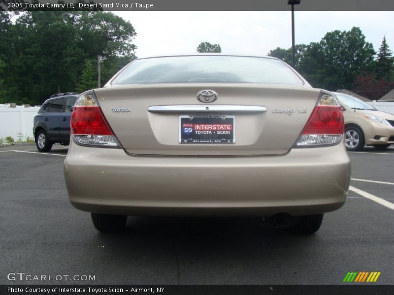 Desert Sand Mica / Taupe 2005 Toyota Camry LE