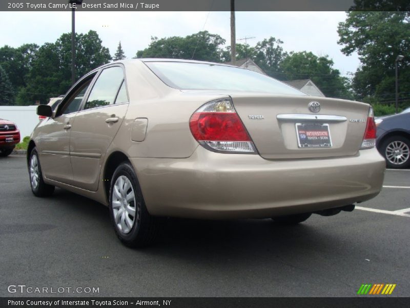 Desert Sand Mica / Taupe 2005 Toyota Camry LE