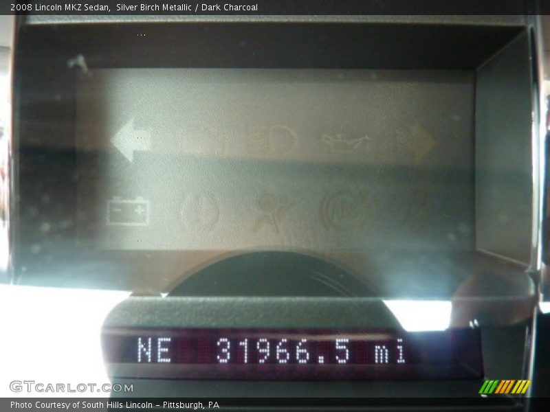 Silver Birch Metallic / Dark Charcoal 2008 Lincoln MKZ Sedan