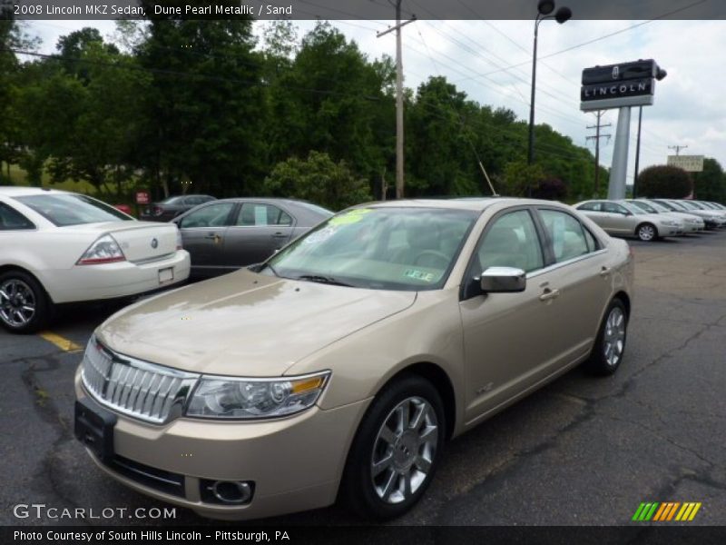 Dune Pearl Metallic / Sand 2008 Lincoln MKZ Sedan