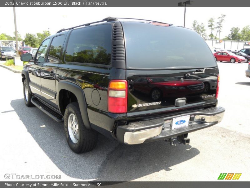 Black / Tan/Neutral 2003 Chevrolet Suburban 1500 LT