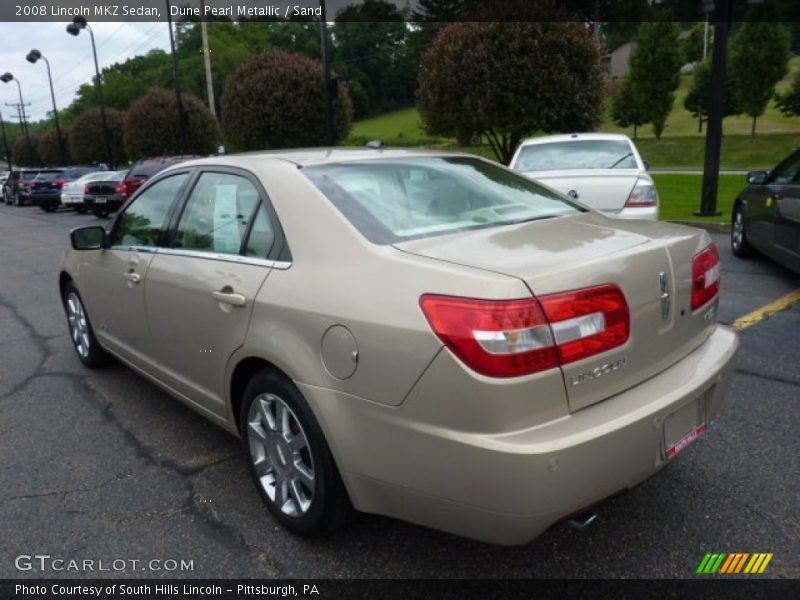 Dune Pearl Metallic / Sand 2008 Lincoln MKZ Sedan
