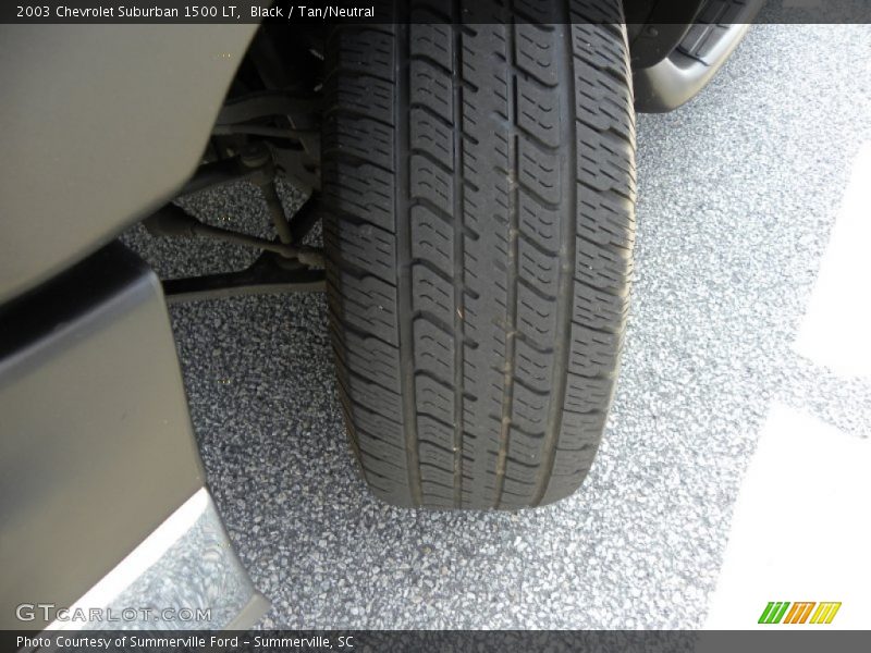 Black / Tan/Neutral 2003 Chevrolet Suburban 1500 LT