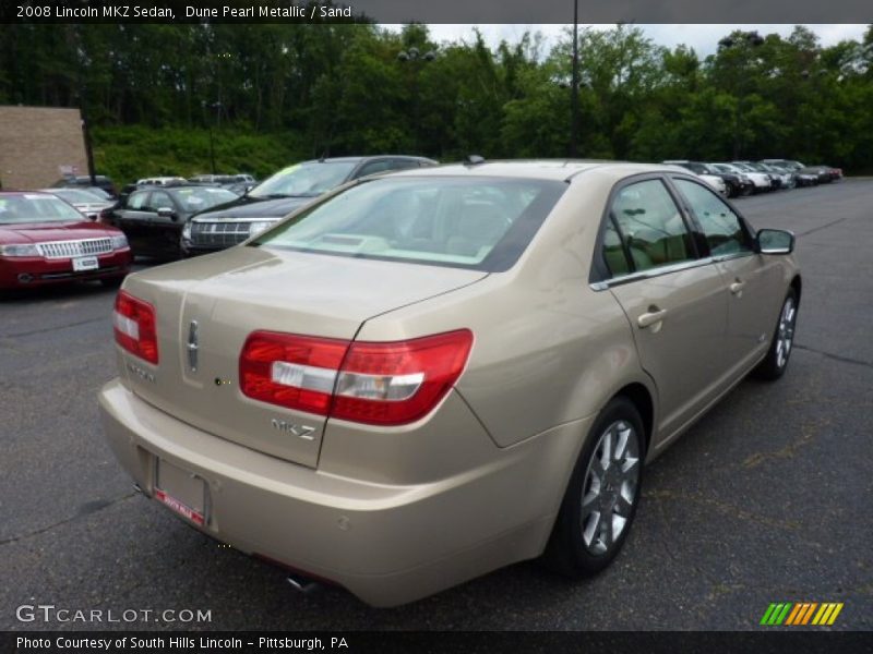 Dune Pearl Metallic / Sand 2008 Lincoln MKZ Sedan