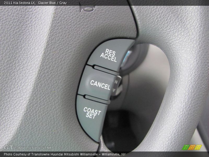 Glacier Blue / Gray 2011 Kia Sedona LX