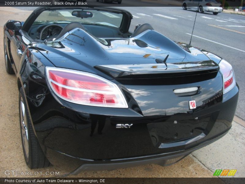 Black Onyx / Black 2008 Saturn Sky Roadster