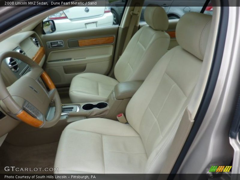 Dune Pearl Metallic / Sand 2008 Lincoln MKZ Sedan