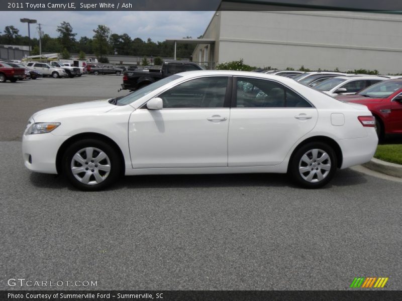 Super White / Ash 2011 Toyota Camry LE
