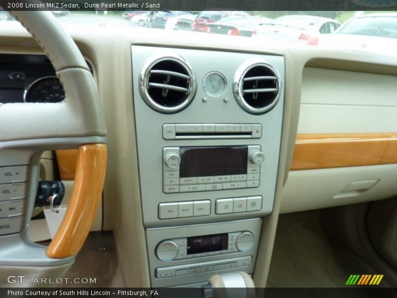 Dune Pearl Metallic / Sand 2008 Lincoln MKZ Sedan