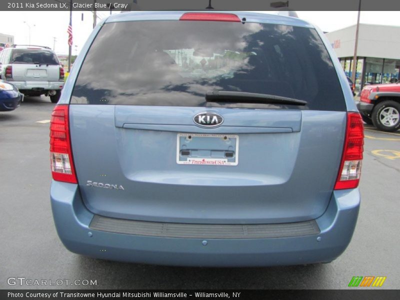 Glacier Blue / Gray 2011 Kia Sedona LX