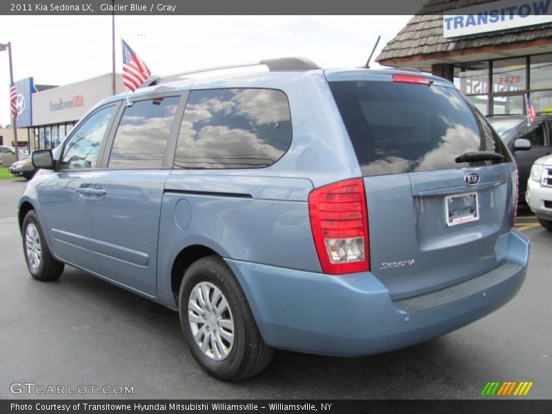 Glacier Blue / Gray 2011 Kia Sedona LX