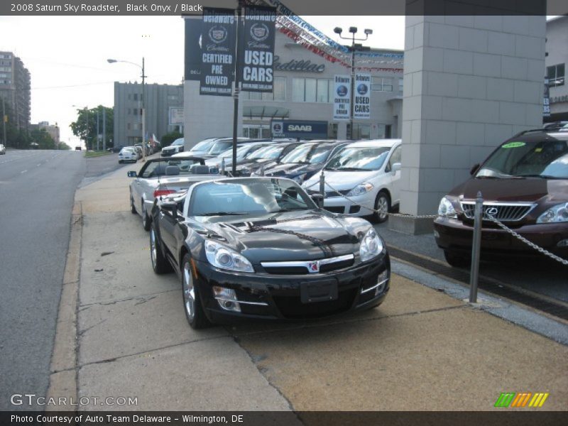Black Onyx / Black 2008 Saturn Sky Roadster