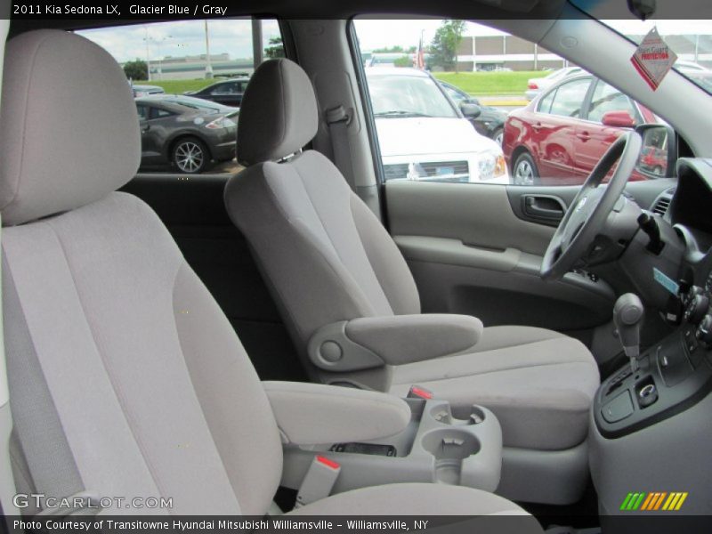 Glacier Blue / Gray 2011 Kia Sedona LX