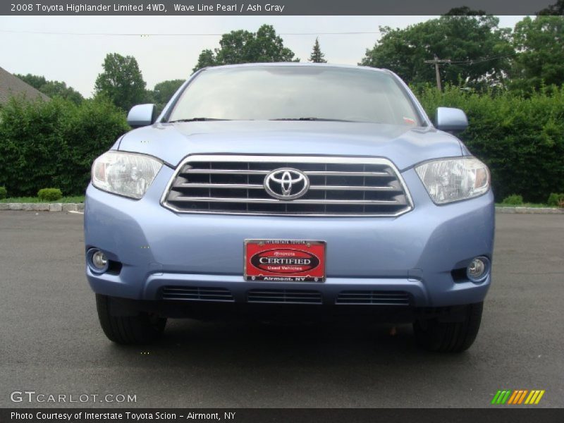 Wave Line Pearl / Ash Gray 2008 Toyota Highlander Limited 4WD