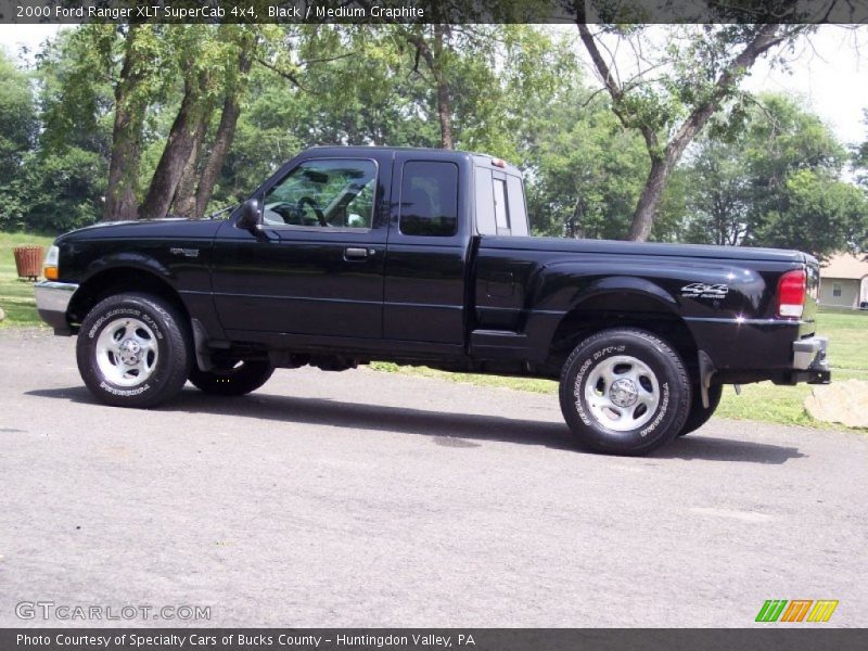 Black / Medium Graphite 2000 Ford Ranger XLT SuperCab 4x4