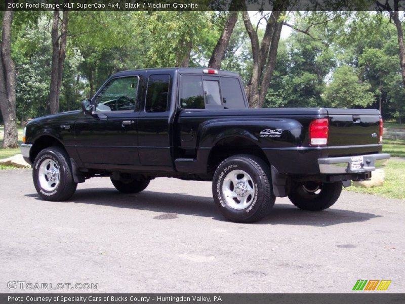 Black / Medium Graphite 2000 Ford Ranger XLT SuperCab 4x4