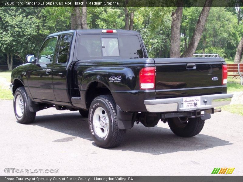 Black / Medium Graphite 2000 Ford Ranger XLT SuperCab 4x4