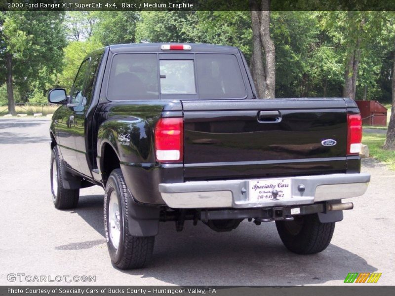 Black / Medium Graphite 2000 Ford Ranger XLT SuperCab 4x4