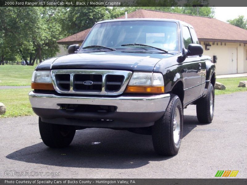 Black / Medium Graphite 2000 Ford Ranger XLT SuperCab 4x4