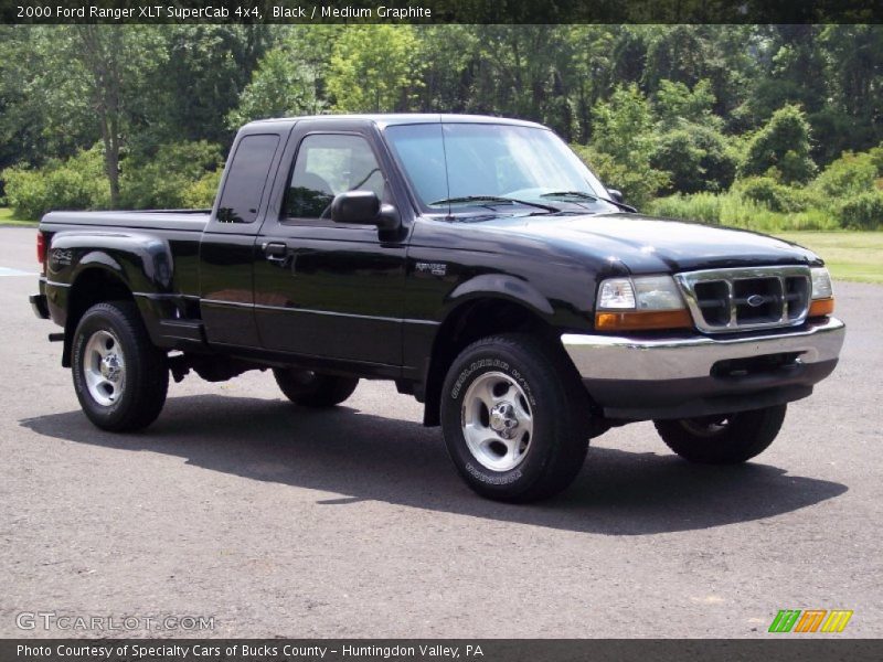 Black / Medium Graphite 2000 Ford Ranger XLT SuperCab 4x4