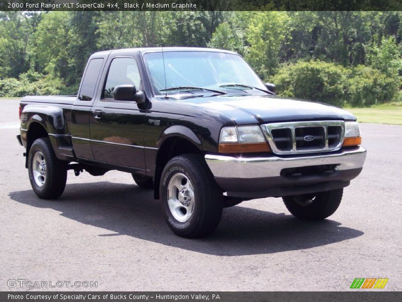 Black / Medium Graphite 2000 Ford Ranger XLT SuperCab 4x4