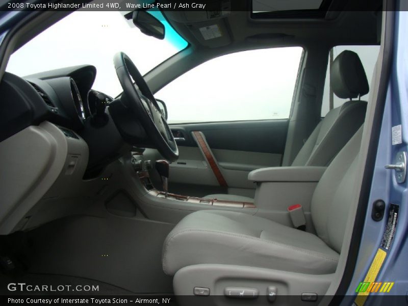 Wave Line Pearl / Ash Gray 2008 Toyota Highlander Limited 4WD