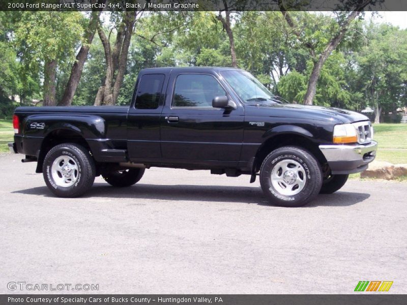 Black / Medium Graphite 2000 Ford Ranger XLT SuperCab 4x4