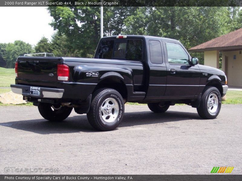 Black / Medium Graphite 2000 Ford Ranger XLT SuperCab 4x4