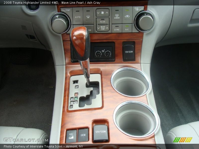 Wave Line Pearl / Ash Gray 2008 Toyota Highlander Limited 4WD