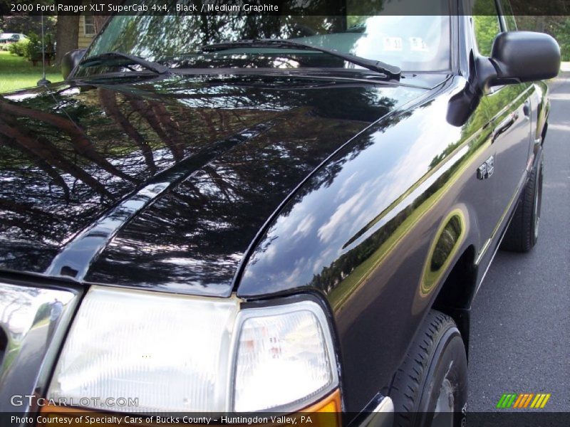 Black / Medium Graphite 2000 Ford Ranger XLT SuperCab 4x4