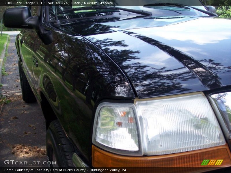 Black / Medium Graphite 2000 Ford Ranger XLT SuperCab 4x4