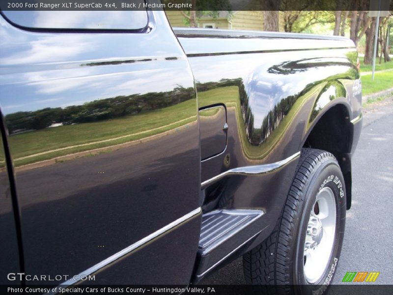 Black / Medium Graphite 2000 Ford Ranger XLT SuperCab 4x4