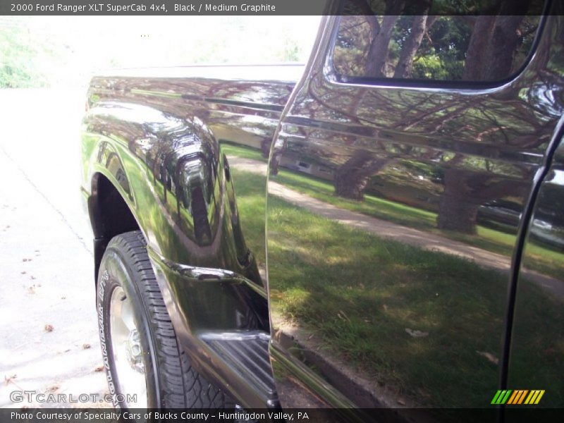Black / Medium Graphite 2000 Ford Ranger XLT SuperCab 4x4