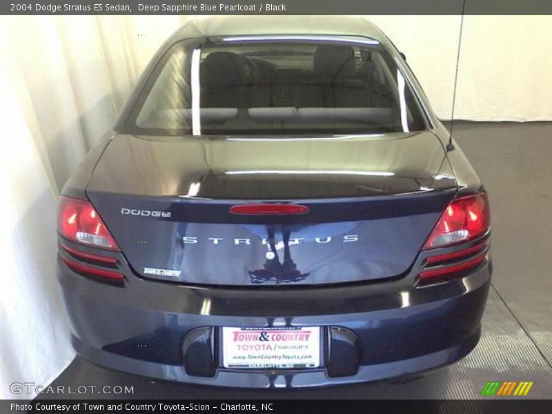 Deep Sapphire Blue Pearlcoat / Black 2004 Dodge Stratus ES Sedan
