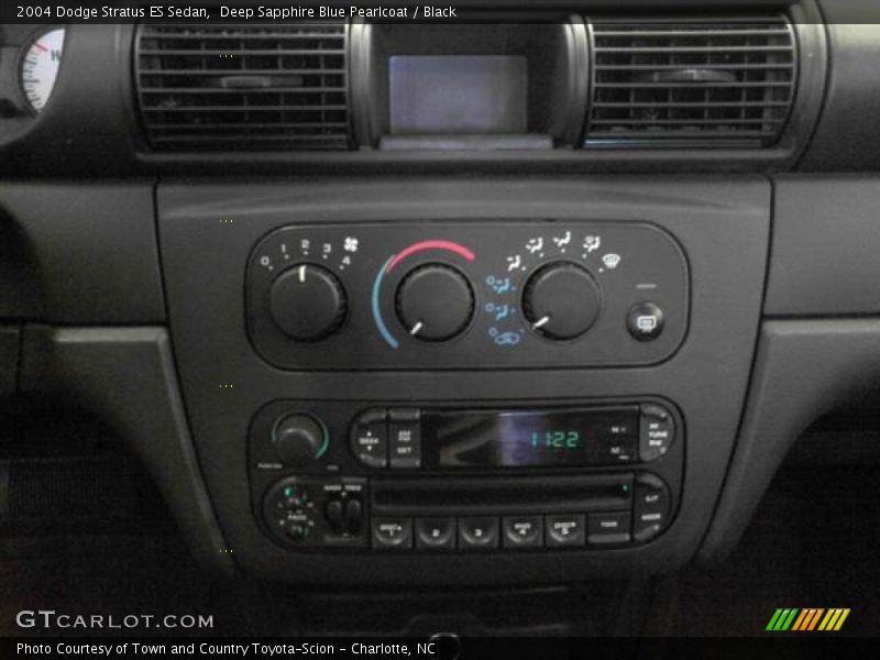 Deep Sapphire Blue Pearlcoat / Black 2004 Dodge Stratus ES Sedan