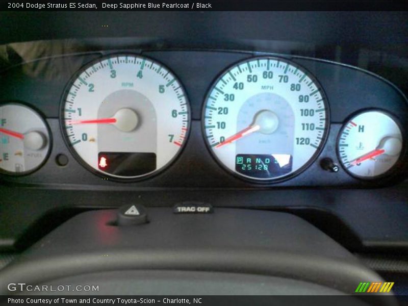 Deep Sapphire Blue Pearlcoat / Black 2004 Dodge Stratus ES Sedan