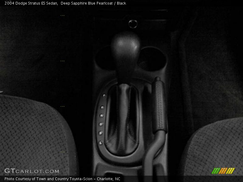 Deep Sapphire Blue Pearlcoat / Black 2004 Dodge Stratus ES Sedan
