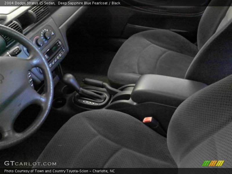 Deep Sapphire Blue Pearlcoat / Black 2004 Dodge Stratus ES Sedan