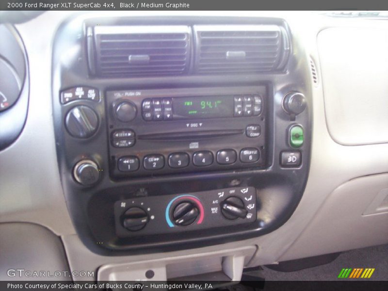 Black / Medium Graphite 2000 Ford Ranger XLT SuperCab 4x4