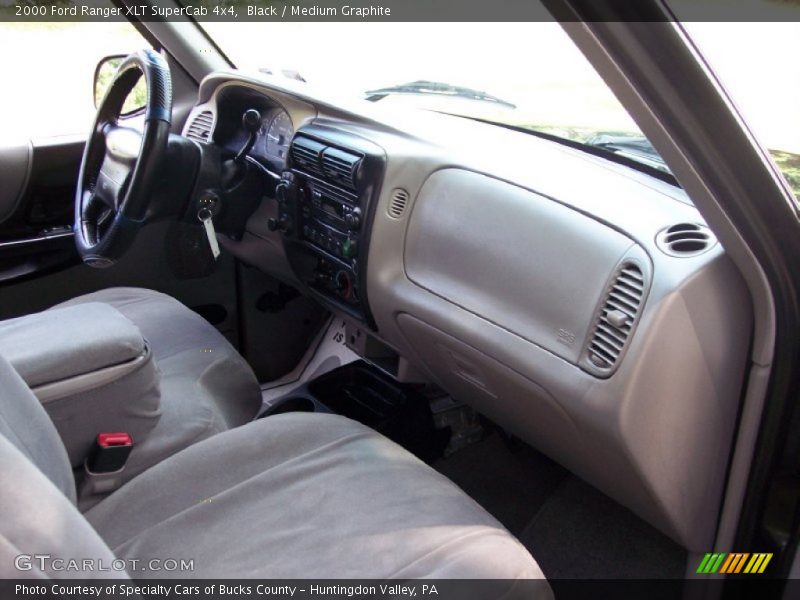 Black / Medium Graphite 2000 Ford Ranger XLT SuperCab 4x4