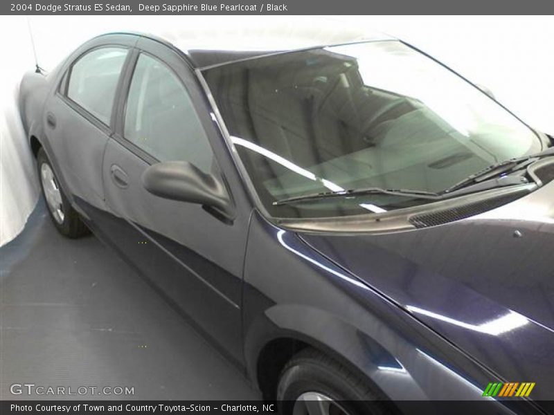 Deep Sapphire Blue Pearlcoat / Black 2004 Dodge Stratus ES Sedan