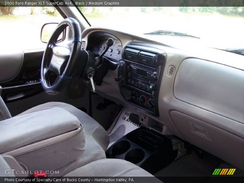 Black / Medium Graphite 2000 Ford Ranger XLT SuperCab 4x4